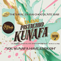 Viral Dodo Dubai Milk Chocolate Pistachio Kunafa Ultimate Chocolate Bar Experience