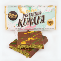 Viral Dodo Dubai Milk and Dark Chocolate Kunafa 2-Bar Bundle